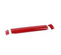 For 4Runner 2010-2023 Car Co-pilot Handle Armrest Decoration Cover Trim Dashboard Panel Passenger Seat Interior Accessories FIXCOR(Red 3 pcs)