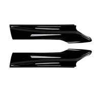 For 5 Series F10 F11 M Sport Edition For 520I For 530I 2010-2017 ABS Plastic Front Bumper Lip Spoiler, Carbon Fiber Appearance Side Spoiler Decorative Strips One Pair(Black)