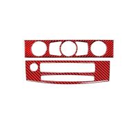 For 5 Series For E60 2004-2010 Accessories Interior Car Air Conditioner CD Control Panel Trim Cover Frame Stickers Console Decoration(Color7 08-10)
