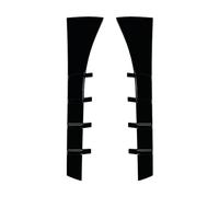 For 5 Series For Touring F11 2011-2017 Car Rear Window Side Wing Tail Spoiler Splitter Glossy Black/Carbon Fiber Look Guard Kits POMPOMPUR(Gloss Black)