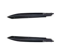 For 5 Series G30 For M-Tech 525i 530i 540i 2017-2022 Car Rear Bumper Lip Diffuser Splitter Spoiler Scratch Protector Stickers FRTRGVUVXP(Carbon texture)