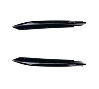 For 5 Series G30 For M-Tech 525i 530i 540i 2017-2022 Car Rear Bumper Lip Diffuser Splitter Spoiler Scratch Protector Stickers(Black)