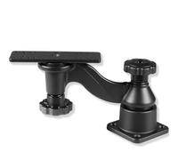 for 5" to 12" Screens Fish Finder& Chartplotters Mount with 6-inch Swing Arm,360° Rotation Compatible with Garmin, Humminbird, Lowrance and More