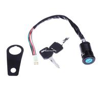 For 50cc 70cc 90cc 110cc 150cc Motorcycle Ignition Lock Switch 1 Set Universal Start The Key With Bracket Ignition Starter Switch Lock
