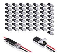 For 50pcs Doublewire Plugin Connector With Locking Buckle 2 Pin 2