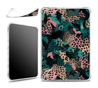 for 6.8" Kindle Paperwhite 11th Gen-2021/Kindle Paperwhite Signature Edition Case, Slim Soft Silicone Lightweight Clear Military-Grade Corners Shock Absorbent Case, Color Leopards