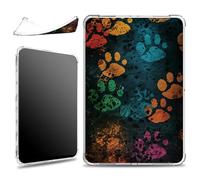 for 6" All New Kindle 11th Generation 2024 and 2022 Release Case, Slim Silicone Lightweight Clear Military-Grade Corners Shock Absorbent Case Soft TPU Cover, Retro Color Dog Paws