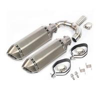 For 600 Motorcycle Exhaust System Pipe Muffler Silencer Exhaust Connect Link Pipe Whole Set Pipe Motorcycle Exhaust Middle Link(4)