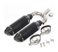 For 600 Motorcycle Exhaust System Pipe Muffler Silencer Exhaust Connect Link Pipe Whole Set Pipe Motorcycle Exhaust Middle Link(3)