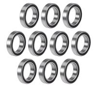 For 6701-2RS 10PCS 12X18X4 Mm Miniature Double Rubber Sealed Deep Groove Ball Bearings Remote Control Car Replacement Parts RC Ball Bearing Parts