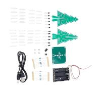 For 7 Color Christmas Tree Circuit Project Includes Resistors Wires LEDs Light Educational Assembly Program Lights