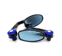 For 749 848 959 For Scrambler 800 For Monster 900 7/8" Universal Motorbike HandleBar End Rearview Mirrors Rear View Handle Side Mirrors Rearview Mirror(Blue)