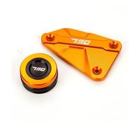 For 790Adventure R/S 890 Adventure/R 790 Duke ADV Front Rear Brake Fluid Cylinder Master Reservoir Cover Cap(Design B)