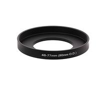 For 80mm Matte Box or 77mm lens filter etc., Matte Box Adapter Step Up Ring 48/49/52/55/58/62/67/72/77/82mm-77mm with 80mm O.D (Color : 58mm)