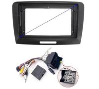 For 9 Inch Car Frame Fascia Adapter Canbus Box Decoder Android Radio Dash Fitting Panel Kit For Vw For Skoda Superb 2009-2014 Car Radio Fascia(Frame Cable Canbus)