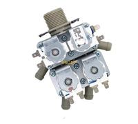 For 96GF Plastic Inlet Solenoid Valves DC12V Multiple Water Outlet For Automatic Drum Washer Replacement Parts Accessories(For One into four)
