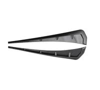 For A C CLA E Class Car Side Fender Spoiler Wind Knife Air Vent Decorative Side Wing Sticker Universal(Carbon Fiber Look)
