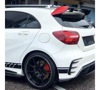 For - A-Class W176 (2013-2018) Rear Bumper Vent Canard Spoiler Lip - Gloss Black ABS Aerodynamic Splitter for(Gloss Black)