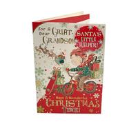 For A Dear Great Grandson Santa's Little Helper Christmas Card