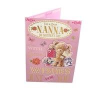 For a Dear Nanna Teddy With Envelope Design Mother's Day Card