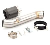 For A&prilia RSV4 2009-2018 2019 2020 Motorcycle Slip On Exhaust Middle Link Exhaust Link Pipe With Muffler Exhaust Pipe Motorcycle Muffler Pipe(2)