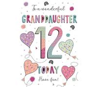 For A Special Granddaughter on Your 12th birthday card - 7331 CG