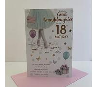 for A Special Great Granddaughter 18th Birthday Card