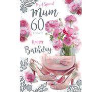 For A Special Mum 60 60th Today Shoes & Bag Happy Birthday Card Lovely Verse