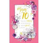 For A Special Mum 70 70th Today Perfume Happy Birthday Card Lovely Verse