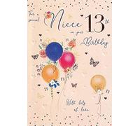 For A Special Niece 13 Today Birthday Card - 13th
