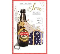 for a Special Son Birthday Large Card