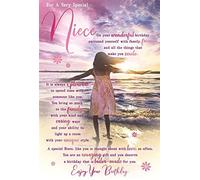 for A Very Special Niece Beach Sentiments Happy Birthday Card Lovely Verse"
