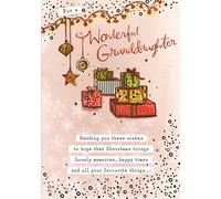 for a Wonderful Granddaughter Christmas Card.