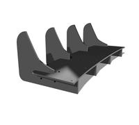 For A1 2010 2011 2012 2013 2014 Fin Diffuser Rear Bumper Splitter Car Accessory