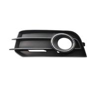 For A1 2010-2014 Car Front Bumper Fog Light Grille Decoration Black 8X0807681A 8X0807682A Front Fog Light Grilles(left)
