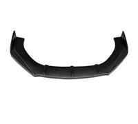 For A1 2011-2019 Bright Black Carbon Fiber Pattern Front Bumper Splitter Lip Diffuser Spoiler Body Kit Protector(Carbon Fiber Look)