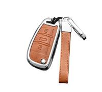 For A1 A3 8P A4 A5 A6 C7 A7 S3 S7 S8 R8 Q2 Q3 Q5 Q7 Q8 SQ5 C5 C6 TT RS3 RS6 Car Folding Key Cover Case(Brown silver)