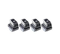For A1 For A6 For A7 For A8 For Q3 For RS6 For RS7 Accessories Electric Window Lift Control Switch Single Button 4H0959855A Power Window Control Switch(4pcs)
