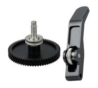 For A1 For Mini Extruder Gear Kit Made Of Hardened Steel Compatible With For Bambu Lab Dlc Coating Includes Aluminum Alloy Handle To For Ensure Uniform Material Transport And Extended Service Life