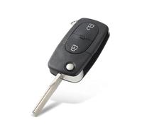 For A2 A3 A4 A6 CR1620/CR1616 2 Button Flip Folding Key Case Shell Car Accessories