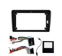 For A3 2008-2012 2 Din Car DVD Frame Audio Fitting Adaptor Dash Trim Facia Panel 9inch Double Radio Player POMPOMPUR(Canbus frame)