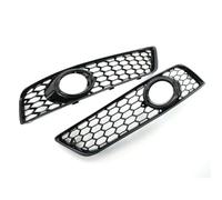 For A3 8P 2009-2013 Fog Lamp Honeycomb Grille Cover Front Fog Light Grilles