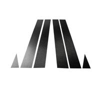 For A3 8p A4 B6 B7 B8 A6 Q5 Carbon Fiber Car Window Pillar Posts CoverTrim B-Pillars Protect Sticker Styling Accessories(A3 14-19carbon fiber)