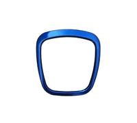For A3 8P S3 A4 B6 B7 B8 A5 A6 C6 Q5 Q7 2003-2012 Car Steering Wheel Ring Sticker Frame Cover Interior Decor(Bl+ue)