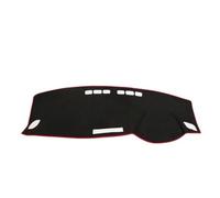 For A3 8v 2013 2014 2015 2016 2017 2018 2019 Car Dashboard Cover Anti-Slip Sun Shade Pad MTVTFECEWG(Red Side,LHD)