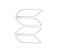 For A3 8V 2013-2019 Car Styling Inner Doorknob Frame Decoration Cover Stickers Interior Accessory Door Handles Trim Strips Car Styling Interior