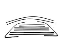 For A3 8V 2013-2019 Saloon Sportback Stainless Steel Black Exterior Window Molding Strip Sill Side Cover Trim MENSUNUBNM(5-door hatchback)