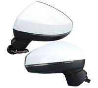 For A3 8V 2014 2015 2016 2017 2018 2019 2020 8 Pins Door Mirror Assembly Polar White Power Folding Heated Car Rear View Assy Complete(1 pair)