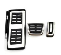 For A3 8V 2014 2015 2016 2017 2018 2019 2020 Stainless Steel AT MT Car Pedals Cover Fuel Brake Non-slip Footrest Pedal Pads Car Non-Slip Pedals(A-3 pcs)
