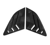 For A3 8V Hatchback 2014-2019 2Pcs Side Rear Window Scoop Louver Shutter Sticker Cover Car Styling ABS Accessories(1)